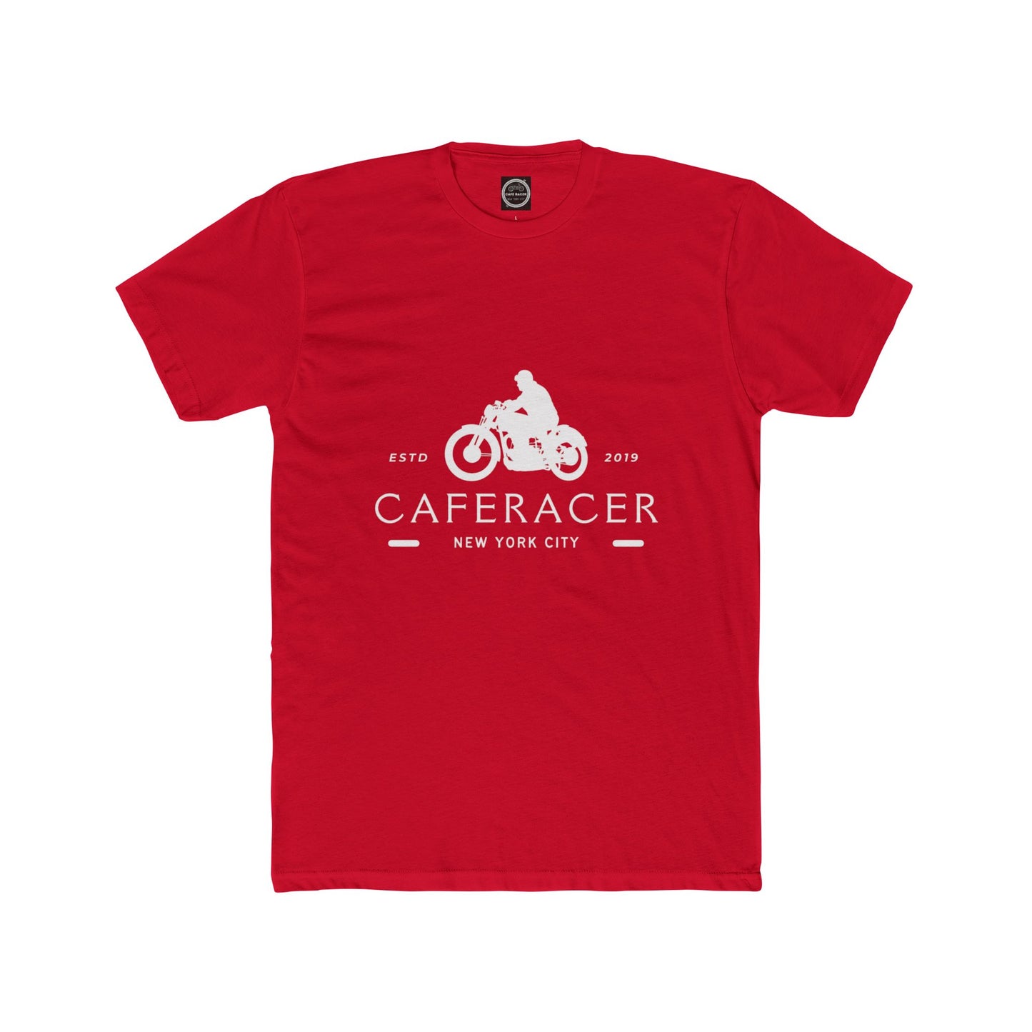 Caféracer NYC Motorcycle Graphic Tee-Unisex Cotton Crew Tee