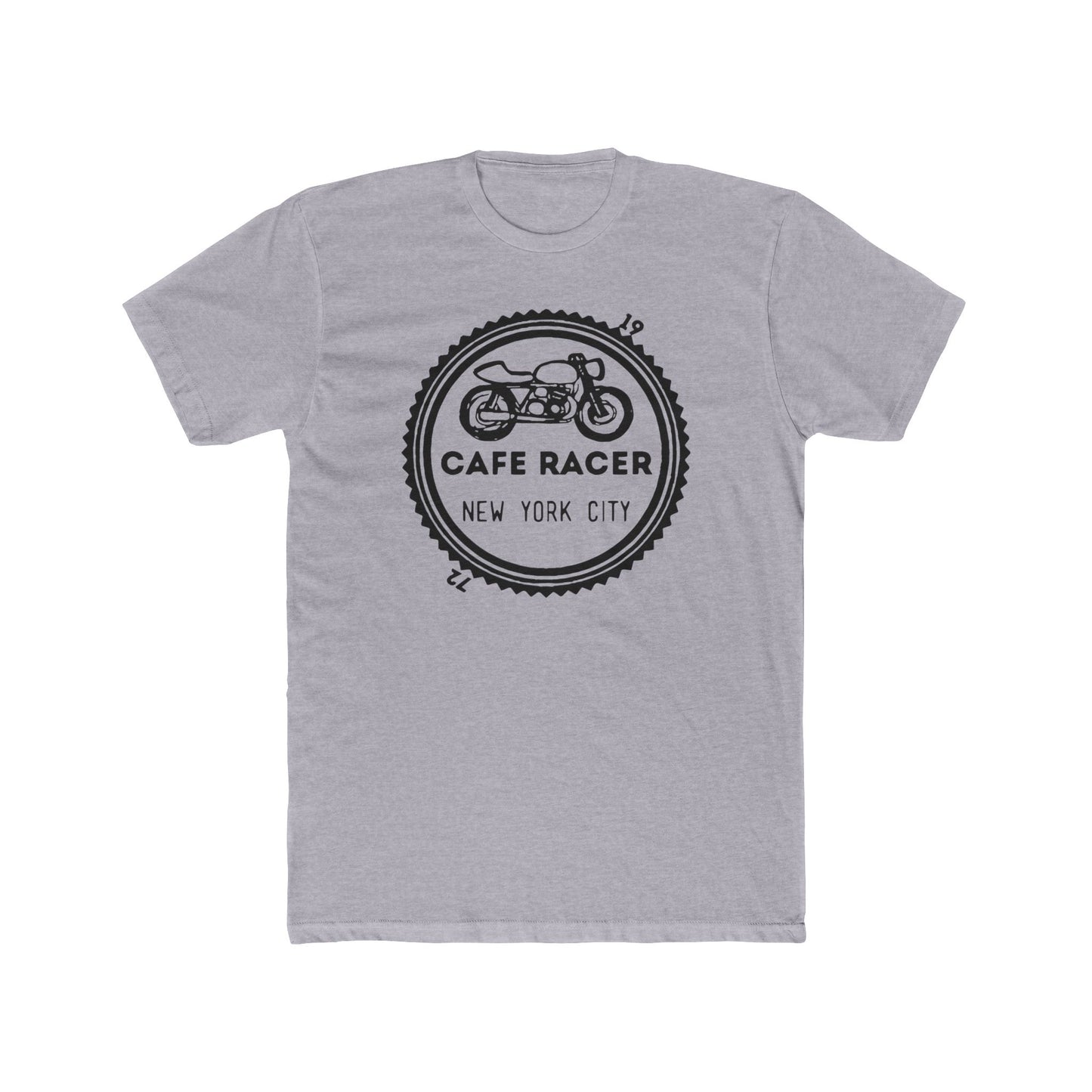 Cafe Racer New York City - Black Logo - Men's Cotton Crew Tee
