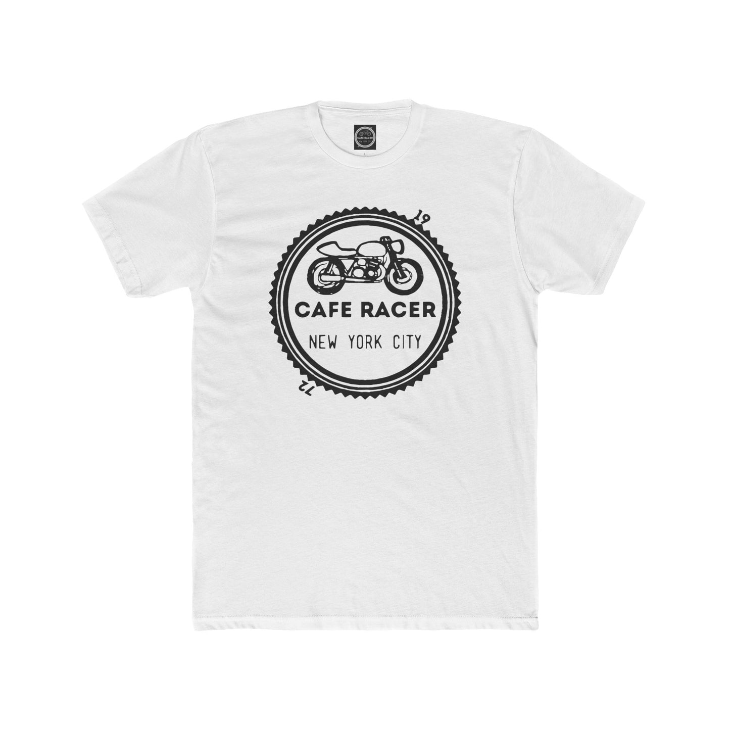 Cafe Racer New York City - Black Logo - Men's Cotton Crew Tee