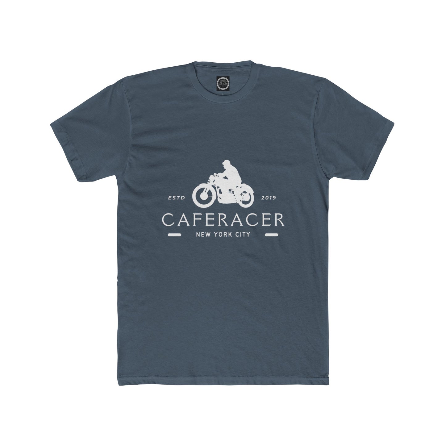 Caféracer NYC Motorcycle Graphic Tee-Unisex Cotton Crew Tee