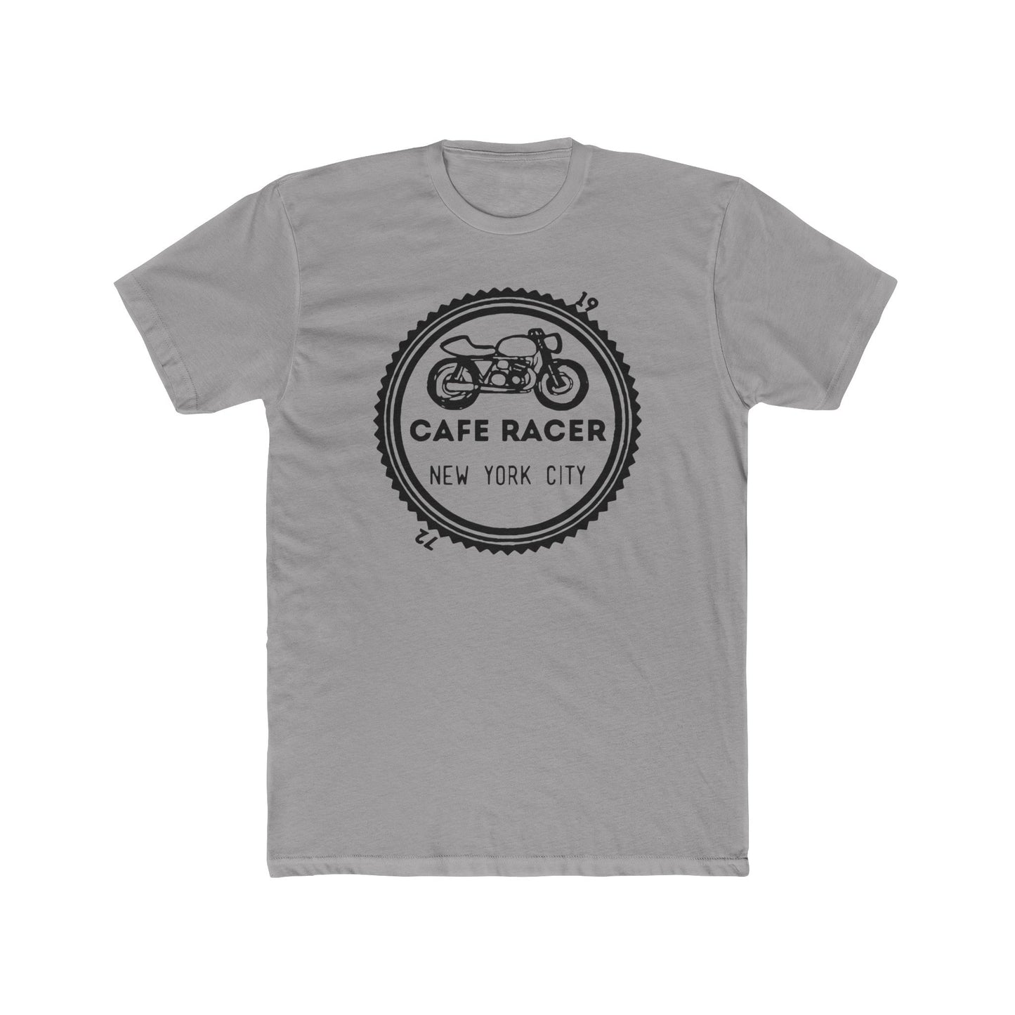Cafe Racer New York City - Black Logo - Men's Cotton Crew Tee